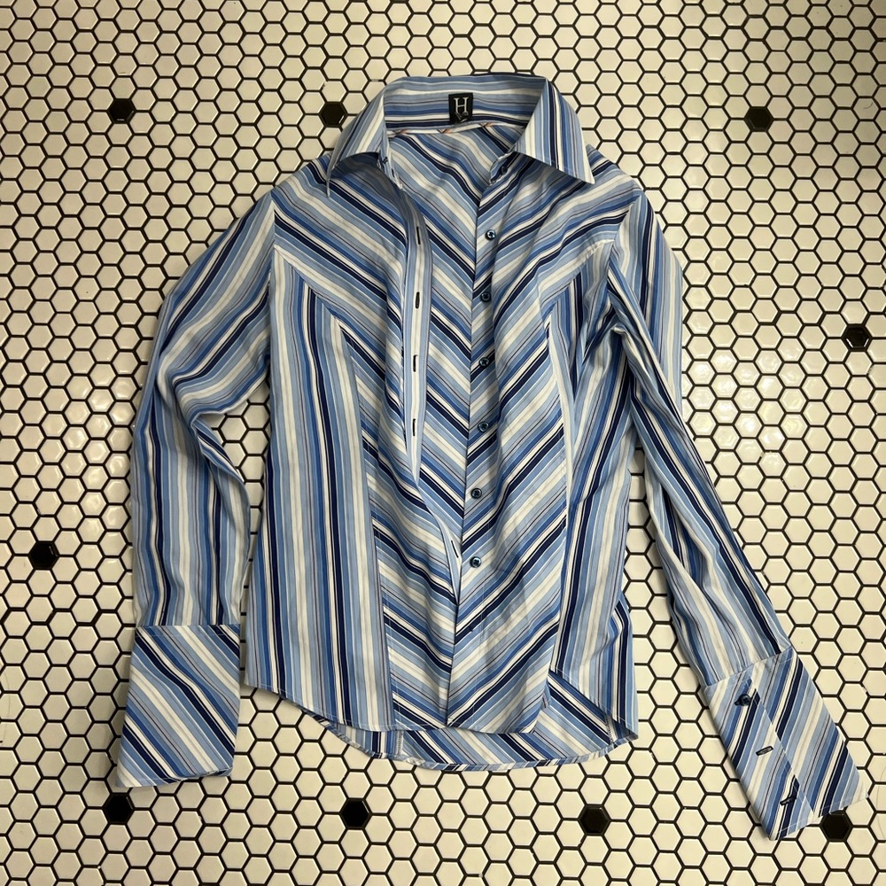 Hilfiger button down shirt size 8